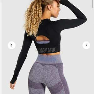 FLEX SPORTS LONG SLEEVE CROP TOP